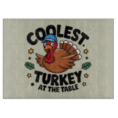 Planche À Découper Dîner De Thanksgiving À La Table De La Turquie La (Devant)