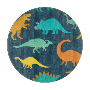 Planche À Découper Dinosaur Adventure : Papier peint de la crèche pou