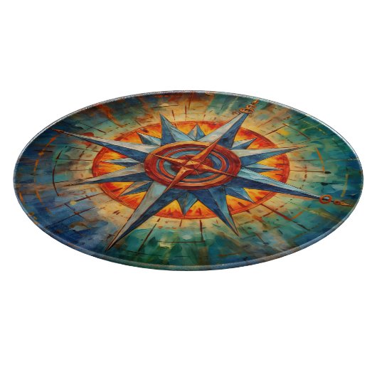 Planche À Découper Direction au Chaos (Rose Compass) (Coin)