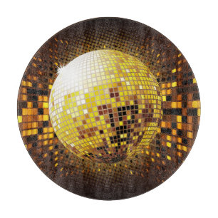 Planche À Découper Discothèque : Lumières Vintages.