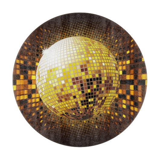 Planche À Découper Discothèque : Lumières Vintages. (Devant)