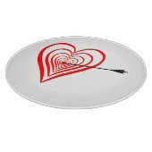 Planche À Découper Disque cardiaque avec flèche (Coin)