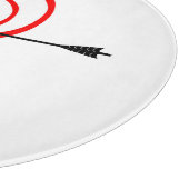 Planche À Découper Disque cardiaque avec flèche (Coin)