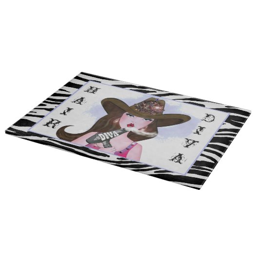 Planche À Découper "Diva des cheveux" (Coin)