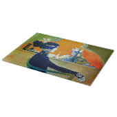 Planche À Découper DIVA EN BLEUE Art Nouveau Beauté Mode Coupe Bo (Coin)