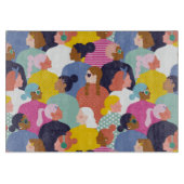 Planche À Découper Diversité des femmes - Femmes de diverses races (Devant)