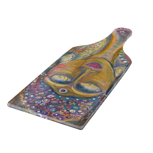 Planche À Découper Divine Feminine Buddha glass cutting board (Coin)