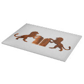 Planche À Découper Dix commandements et lions (Coin)