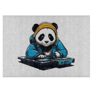 Planche À Découper DJ Kawaii Panda