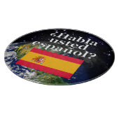Planche À Découper Do you speak Spanish ? Flag & Earth (Coin)