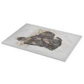 Planche À Découper Doberman Chien oreilles naturelles (Coin)