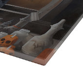 Planche À Découper Doberman Citrouille Halloween effroi (Coin)