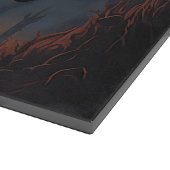 Planche À Découper Doberman Halloween Épouvantable (Coin)