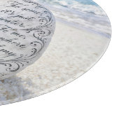 Planche À Découper Dollar de Sable avec Citation Inspirante (Coin)