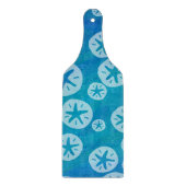 Planche À Découper Dollar de sable blanc et Motif bleu (Devant)