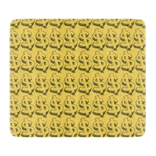 Planche À Découper dollar or (Devant)