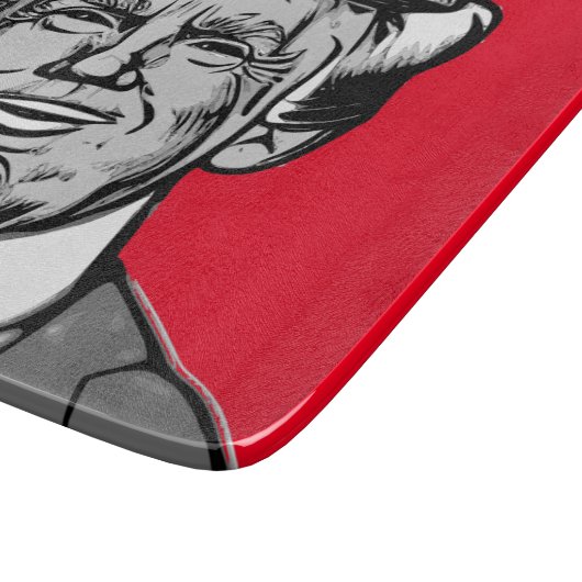 PLANCHE À DÉCOUPER DONALD TRUMP (Coin)