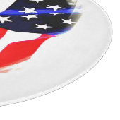 Planche À Découper Donald Trump American Flag Pop Art (Coin)