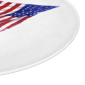 Planche À Découper Donald Trump American Flag Pop Art (Coin)