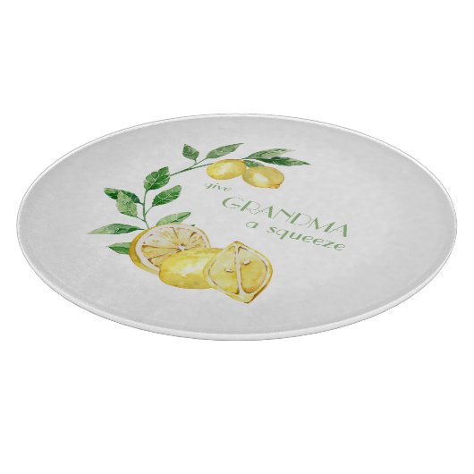 Planche À Découper Donnez à grand-mère un citron jaune pincé (Coin)
