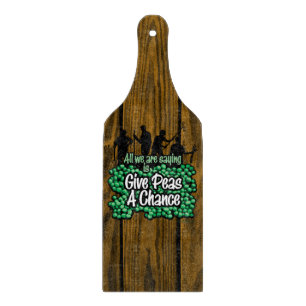 Planche À Découper Donnez Aux Pois Une Chance De Coupe