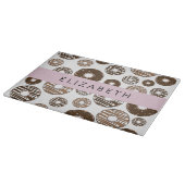 Planche À Découper Donuts Au Chocolat, Donuts Au Caramel, Glace, Votr (Coin)