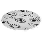 Planche À Découper Doodle eye, motif créatif sans couture. (Coin)