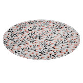 Planche À Découper Doodle Flowers : Coral Floral sans joint. (Coin)