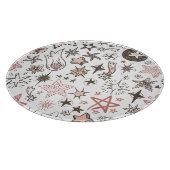 Planche À Découper Doodles cosmiques : Étoiles et comètes (Coin)