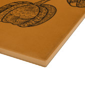 Planche À Découper Doodles d'Halloween boho mandala citrouilles Autom (Coin)