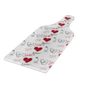 Planche À Découper Doodles Fantaisistes Saint-Valentin Dessinés à la (Coin)