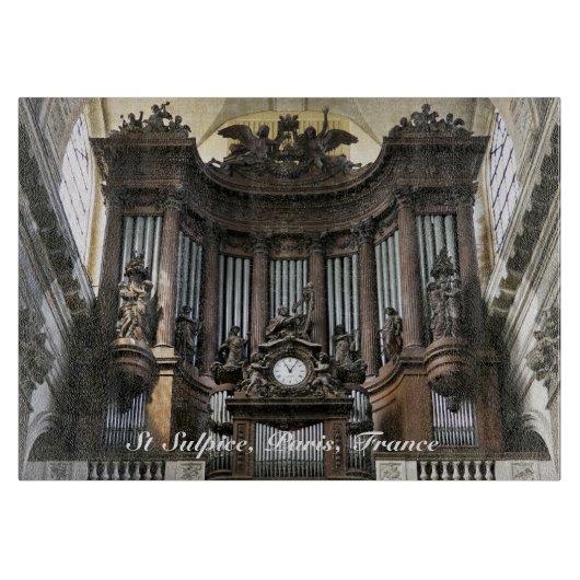 Planche à découper d'organe de tuyau de St Sulpice (Devant)