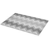 Planche À Découper Double conseil gris de taille du verre de Chevron (Coin)