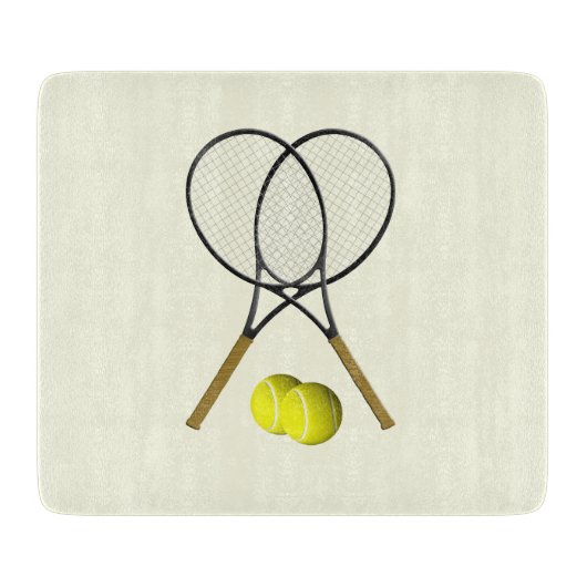 Planche À Découper Double Tennis Crème (Devant)