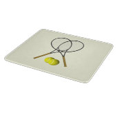 Planche À Découper Double Tennis Crème (Coin)