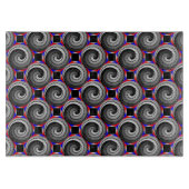 Planche À Découper Double Yin Yang Spiral par Kenneth Yoncich (Devant)