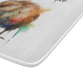 Planche À Découper Douce Kiwi, personnalisé (Coin)