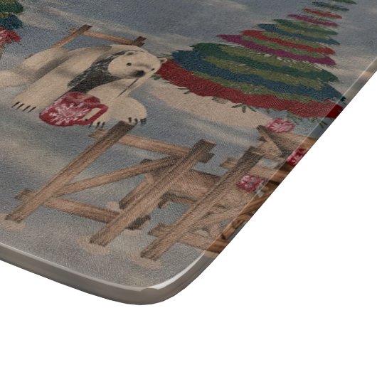 Planche à découper d'ours polaires (Coin)