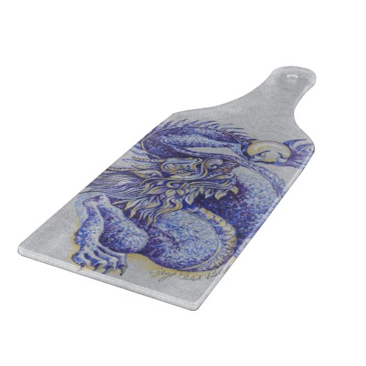 Planche À Découper Dragon bleu (Coin)