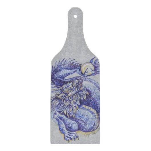 Planche À Découper Dragon bleu (Devant)