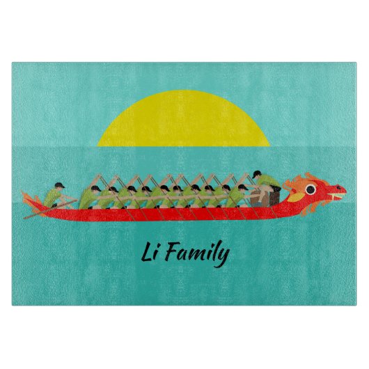 Planche À Découper Dragon Boat Racing (Devant)