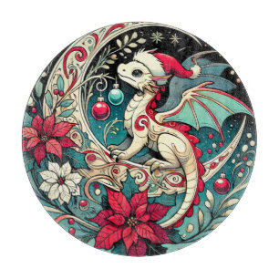 Planche À Découper Dragon de Noël