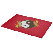 Planche À Découper Dragon d'or Yin Yang (Coin)