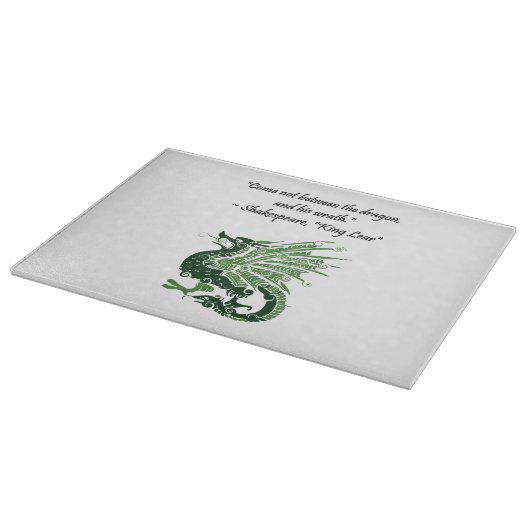 Planche À Découper Dragon et sa colère Shakespeare King Lear Dessin (Coin)