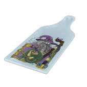 Planche À Découper Dragon Sorcier Celtique Fantastique Violet (Coin)