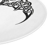 Planche À Découper Dragon Tribal Celtique Entrelacs Noir Blanc Fantas (Coin)