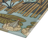 Planche À Découper Dragonflies Water Lilies Marais Art Nouveau (Coin)