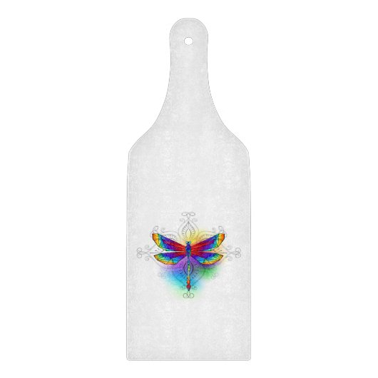 Planche À Découper Dragonfly en arc-en-ciel (Devant)