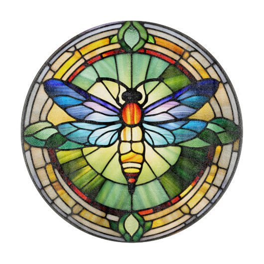 Planche À Découper Dragonfly en verre (Devant)