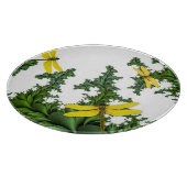 Planche À Découper Dragonlies jaunes ronds (Coin)